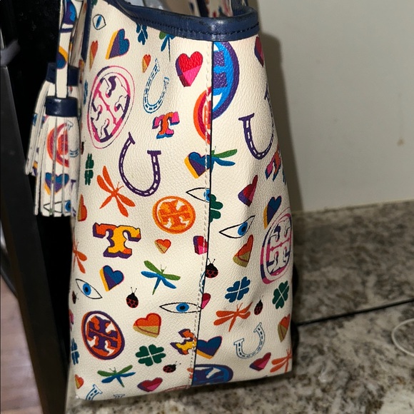 Tory Burch Lucky Charms Tote - Picture 4 of 13